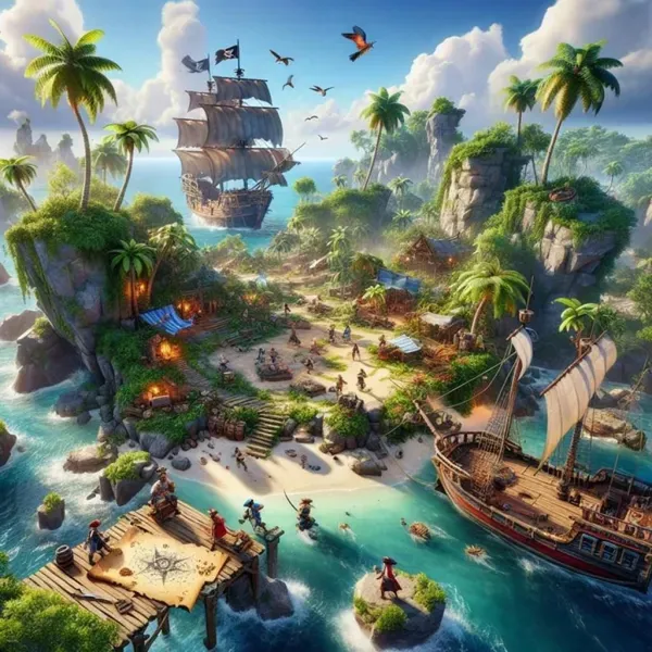 game đảo hải tặc - Sid Meier's Pirates!